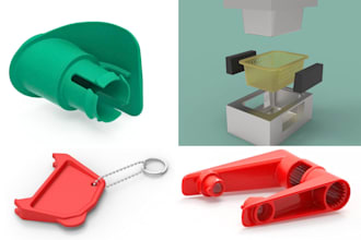 3d injection mold design for bottle caps medical syringes phone housing