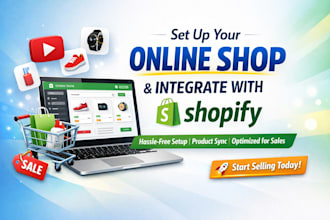 set up youtube shopping shop and integrate with shopify