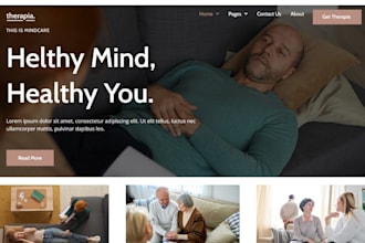 design hypnotherapy website acupuncture website therapy website holistic website