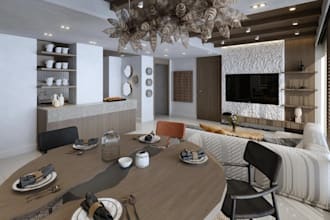 redesign basement layout,apartment interior,modern uk house,kitchen render,villa