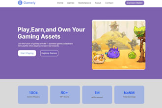 design professional nft website UI UX using figma