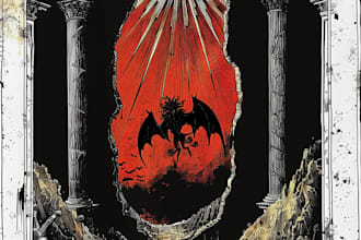 create dark art illustrations in pen and ink