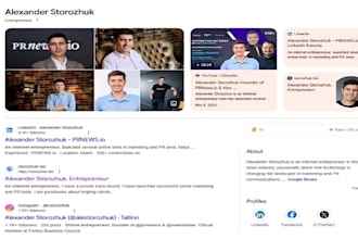 setup a verified google knowledgepanel, panel, graph for individual or business