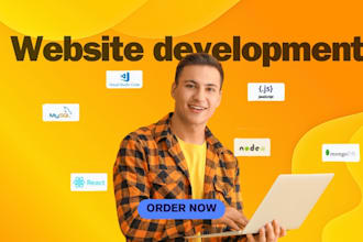 build full stack website, custom website development as full stack expert