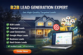 generate targeted real estate b2b leads from linkedin and google maps