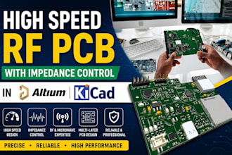 design high speed rf pcb with impedance control in altium and kicad