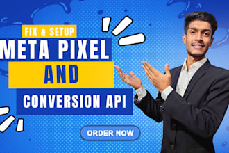 fix or setup meta pixel, facebook conversion api, server side tracking with gtm