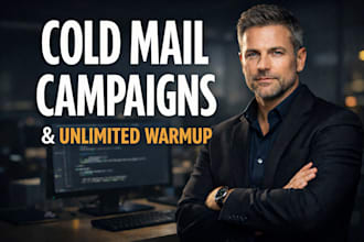 warm up unlimited mailboxes and send cold mail campaigns