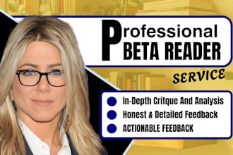 beta read crime, thriller, fantasy, and scifi manuscripts with honest feedback
