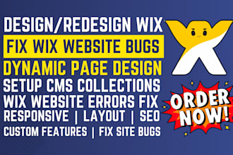 fix wix website bugs wix studio responsiveness optimize fix wix seo booking site