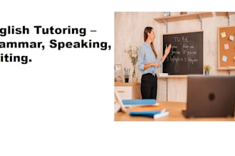 tutor you in english grammar speaking and writing