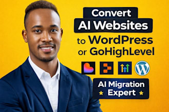 clone ai, replit, durable, lovable to wordpress or gohighlevel