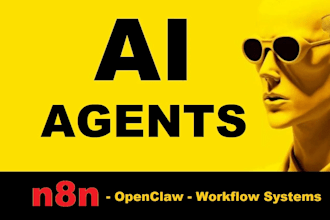 develop custom ai agents or n8n workflow or ai  automations agent
