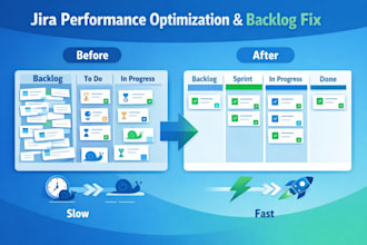 jira performance optimization slow board backlog sprint fix