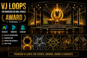 create vj loops for novastar led wall visuals award visual brompton resolume