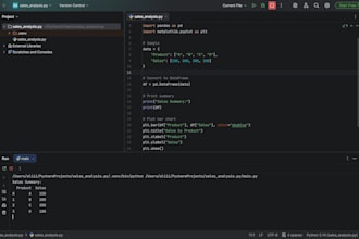 solve python data handling problems and write scripts