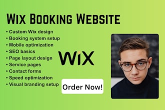 customize and redesign wix website, odoo, duda and booking website setup