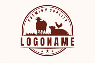 create creative and good looking livestock logo design
