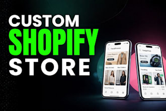 create a custom shopify store