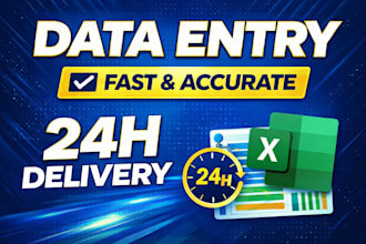 do fast and accurate data entry in excel, google sheets and copy paste tasks