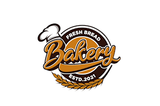 create attractive and imagination bakery logo design