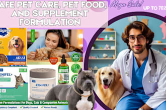 do safe pet care and pet food and supplement formulation
