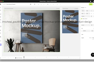 do canva mockup printable digital product design