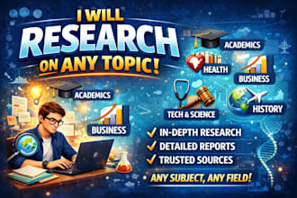 do research on any topic