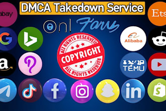 remove takedown delete fb,instagram,reddit,yt, tiktok,tg, google under dmca