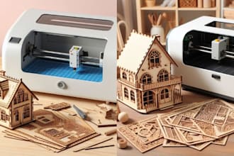 do cnc laser cutting, molding, industrial cnc drawing, cnc machine