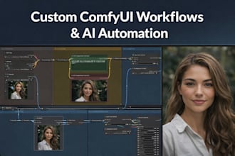 create comfyui workflow and deploy serverless api into runpod, fal ai, github