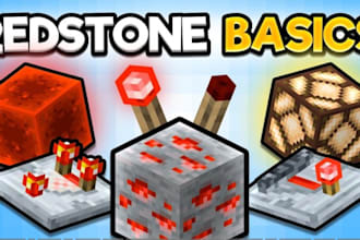teach you minecraft redstone from basic to advanced level