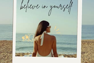 design simple canva thumbnails and social media posts