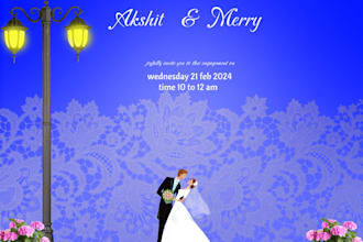 design wedding invitation video and cards