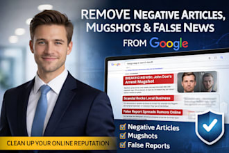 remove mugshots and negative content from google search