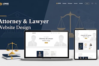 attorney lawyer website design portfolio legal profile personal counsel websites