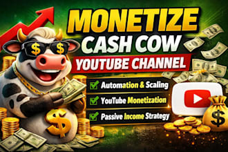 monetize cash cow youtube, automated cash cow channel, cash cow video, cash cow