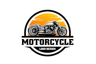 create attractive and imagination motorcycle logo design