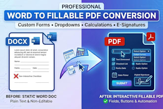 convert any doc to fillable PDF forms
