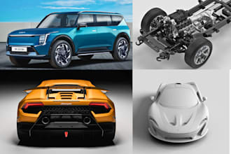 do 3d printable scale model truck vehicles car body kits with stl and step files