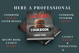 design recipe book layout and write recipes for cookbook