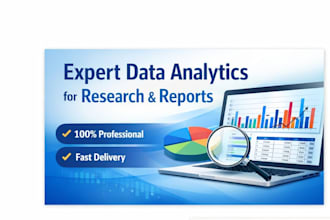 expert data analytics for research, reports, and insights