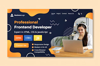 build a responsive front end website with HTML CSS js
