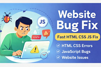 fix HTML CSS javascript bugs