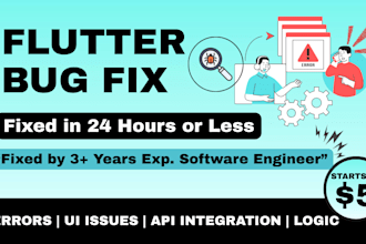 fix flutter bugs, resolve getx errors, and firebase issues
