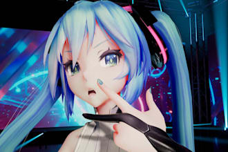 create, rigging, port live2d 3d vtuber model, sfm animation, gmod, blender, mmd