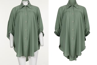 do ghost mannequin editing with neck joint