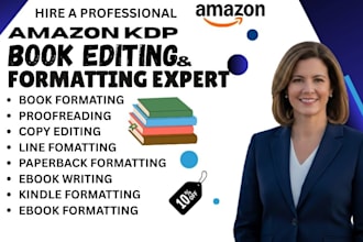do amazon KDP ebook formatting book editing paperback formatting book formatting