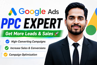 setup and manage google ads PPC campaigns as ads manager