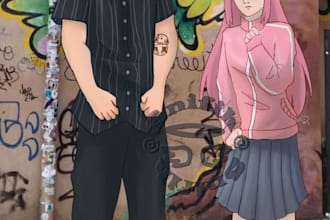 draw your character in my style